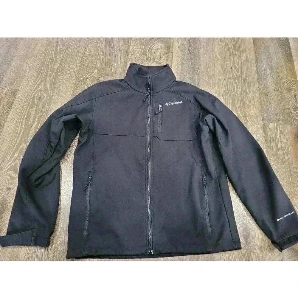 Columbia black hardshell jacket size med #2
